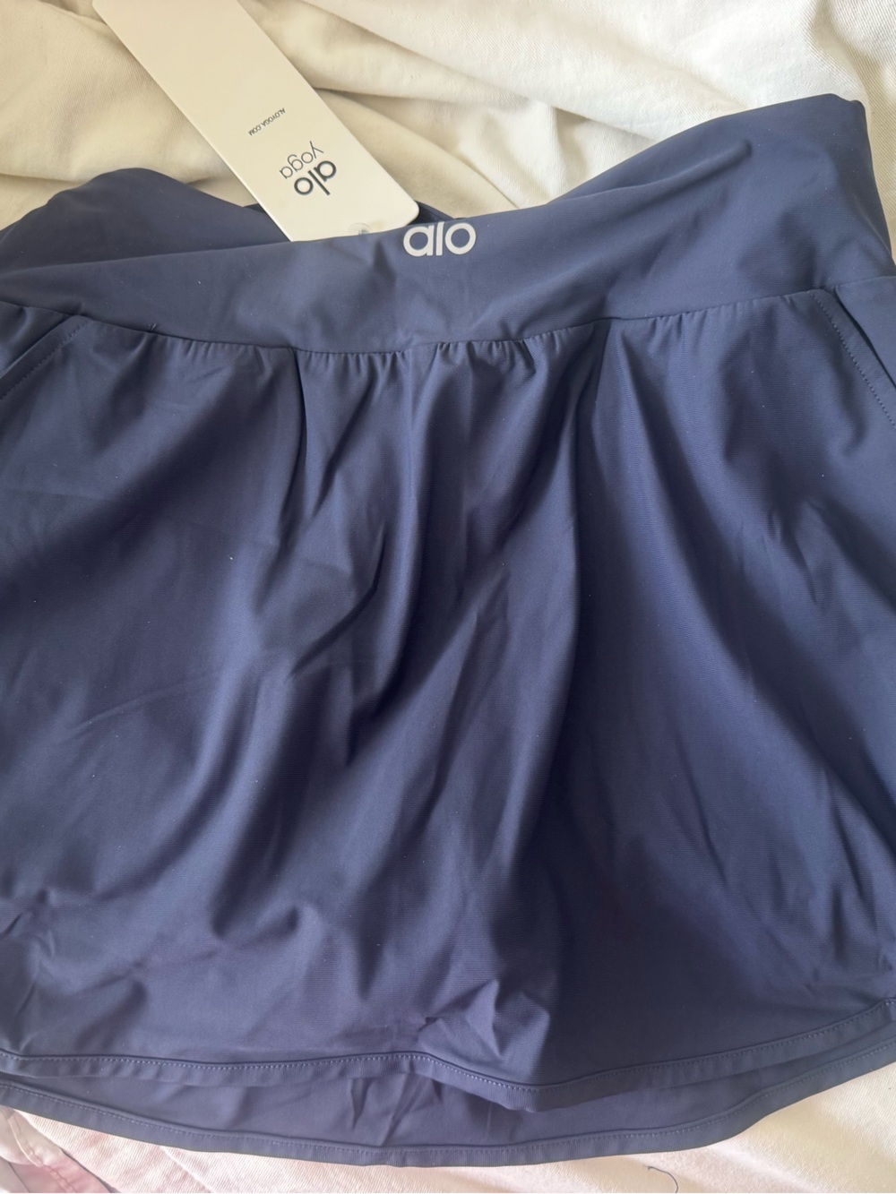 ALO Yoga womans Deep Navy Athletic Shorts